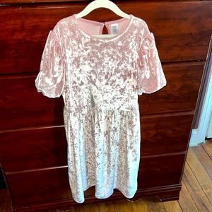 Beautiful Pink Velvet Dress